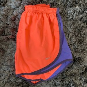 Nike Tempo Neon Orange Running Shorts Size M